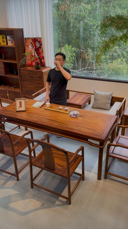 宋式美学家具,喝茶看书茶室茶空间家具